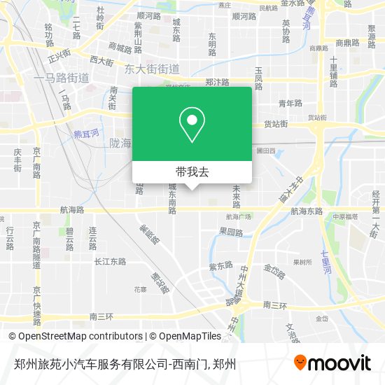 郑州旅苑小汽车服务有限公司-西南门地图