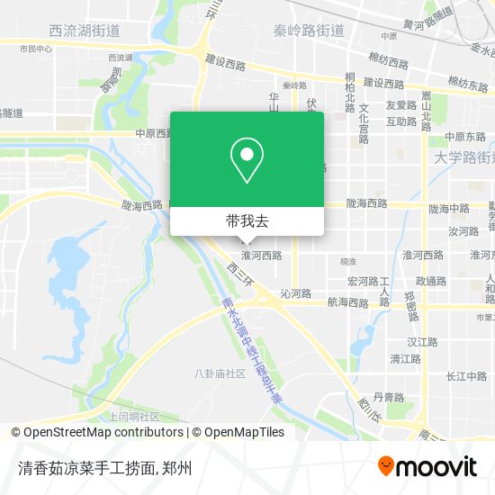 清香茹凉菜手工捞面地图