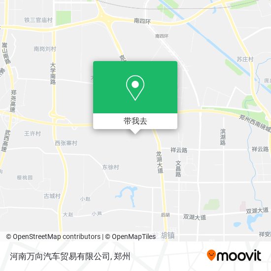 河南万向汽车贸易有限公司地图