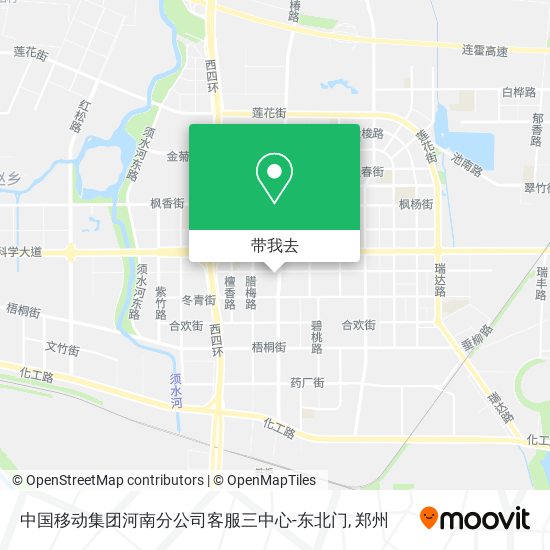 中国移动集团河南分公司客服三中心-东北门地图