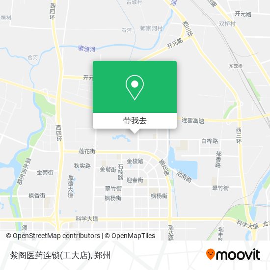 紫阁医药连锁(工大店)地图