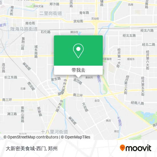 大新密美食城-西门地图