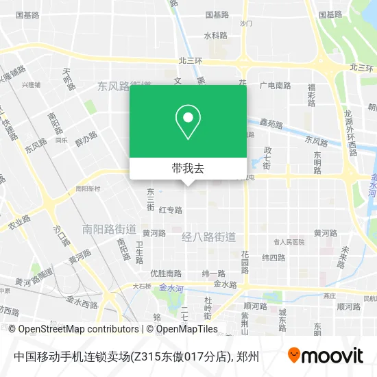 中国移动手机连锁卖场(Z315东傲017分店)地图