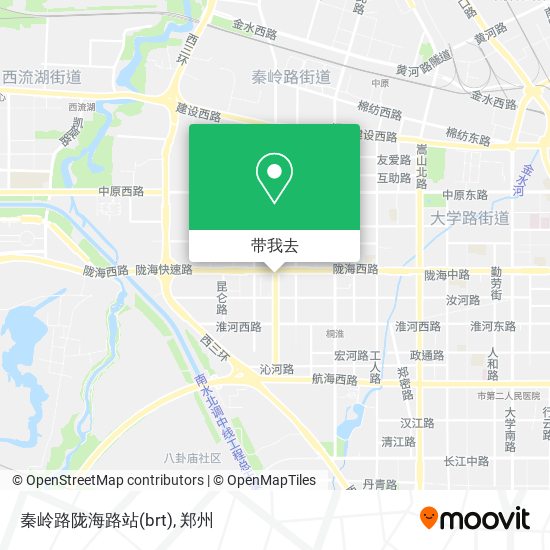 秦岭路陇海路站(brt)地图