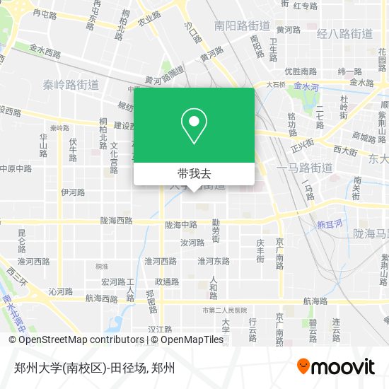 郑州大学(南校区)-田径场地图