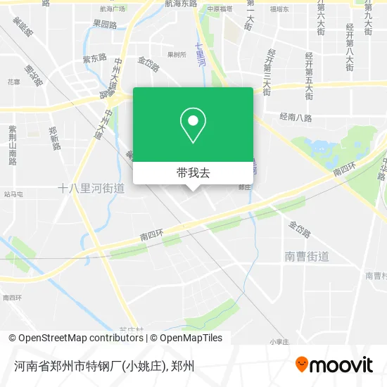 河南省郑州市特钢厂(小姚庄)地图