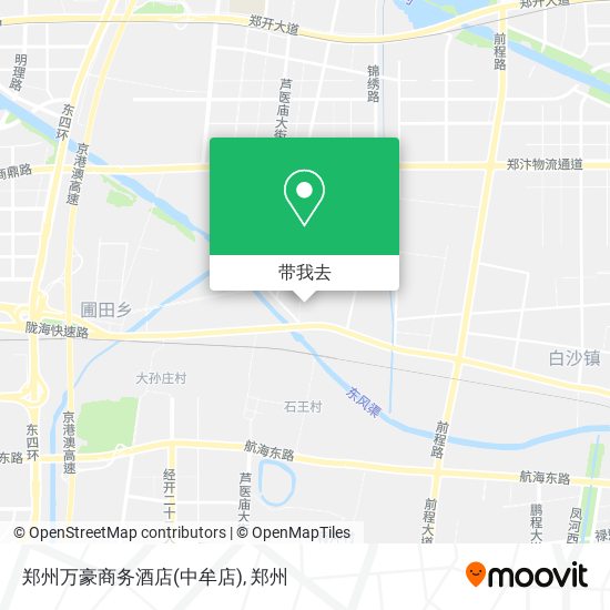 郑州万豪商务酒店(中牟店)地图