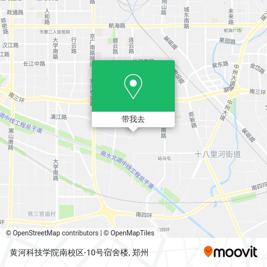 黄河科技学院南校区-10号宿舍楼地图
