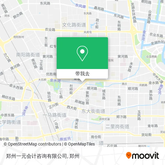 郑州一元会计咨询有限公司地图