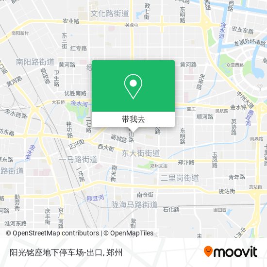 阳光铭座地下停车场-出口地图