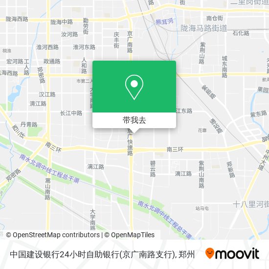 中国建设银行24小时自助银行(京广南路支行)地图