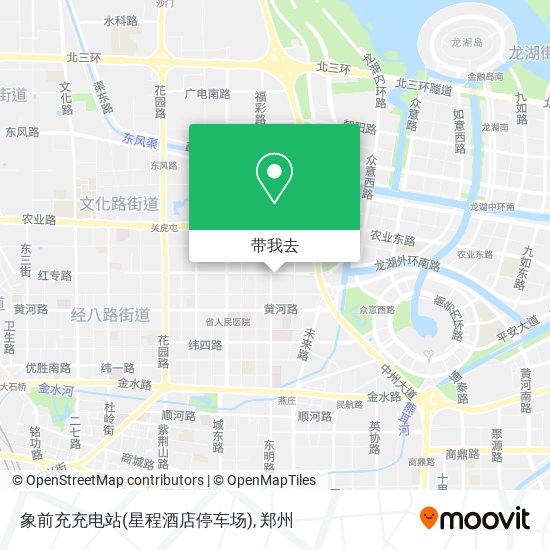 象前充充电站(星程酒店停车场)地图