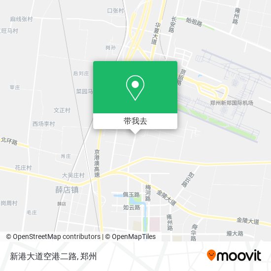 新港大道空港二路地图