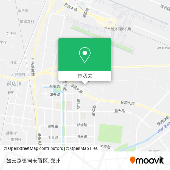 如云路银河安置区地图
