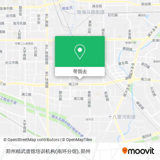 郑州精武道馆培训机构(南环分馆)地图