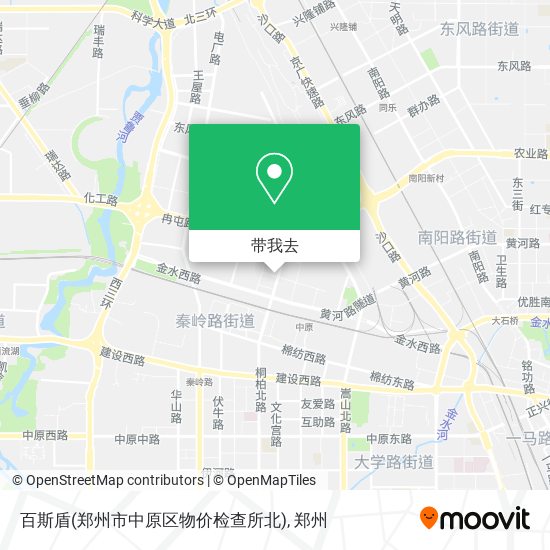 百斯盾(郑州市中原区物价检查所北)地图