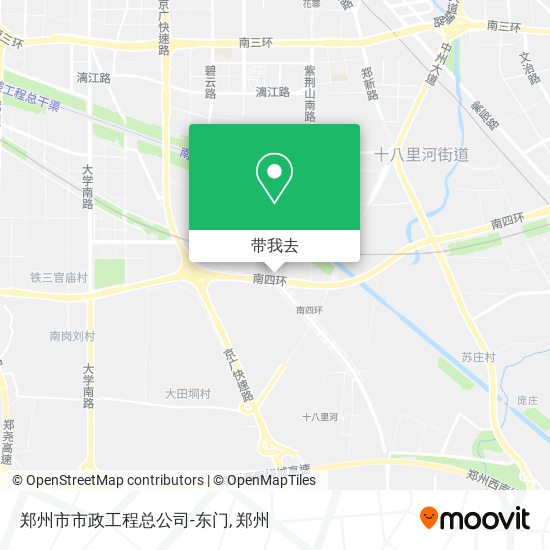 郑州市市政工程总公司-东门地图