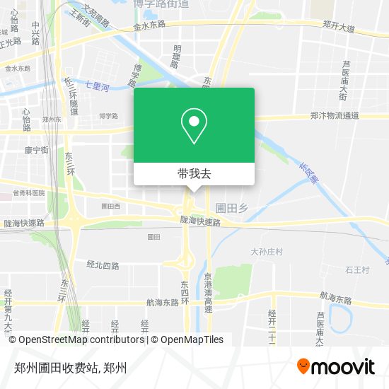 郑州圃田收费站地图