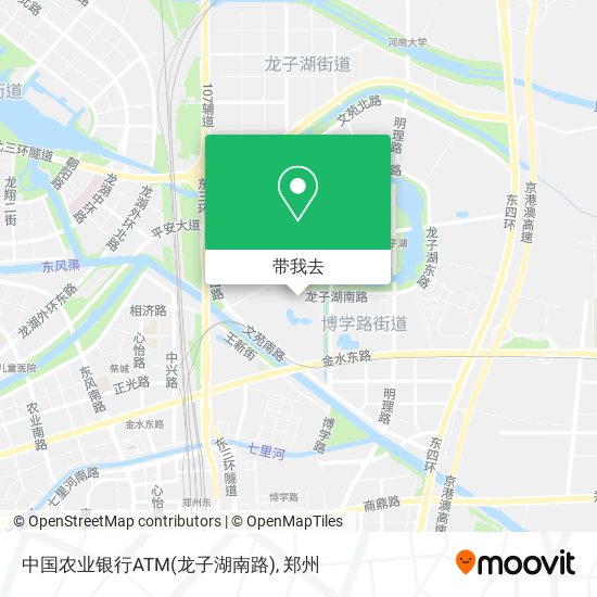 中国农业银行ATM(龙子湖南路)地图