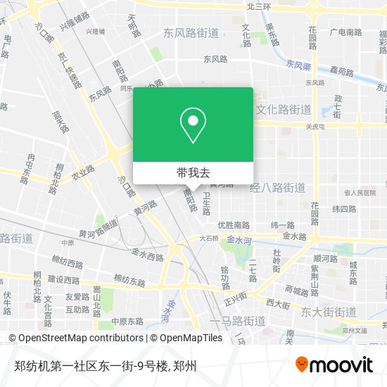 郑纺机第一社区东一街-9号楼地图