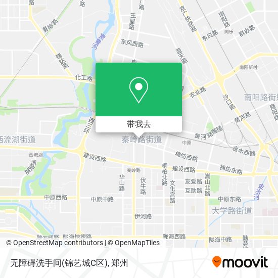 无障碍洗手间(锦艺城C区)地图