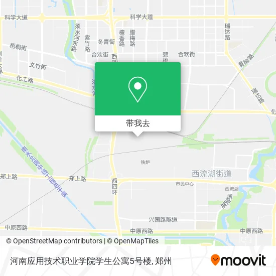 河南应用技术职业学院学生公寓5号楼地图