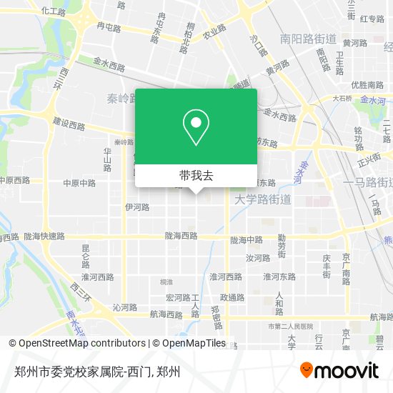 郑州市委党校家属院-西门地图