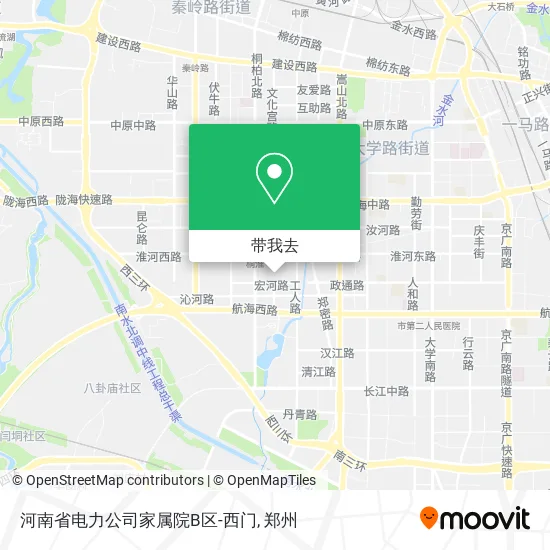河南省电力公司家属院B区-西门地图