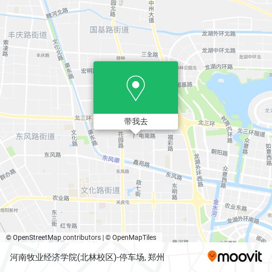 河南牧业经济学院(北林校区)-停车场地图
