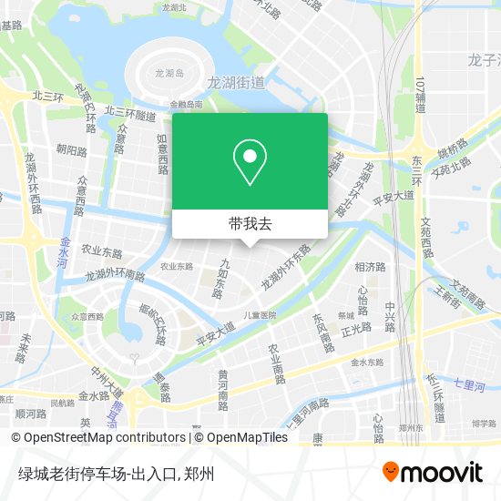 绿城老街停车场-出入口地图