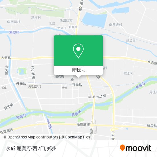 永威·迎宾府-西2门地图