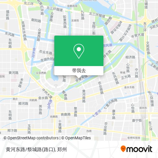 黄河东路/祭城路(路口)地图