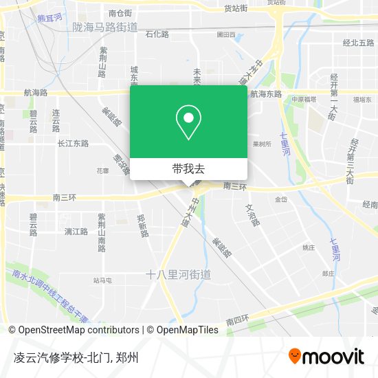 凌云汽修学校-北门地图