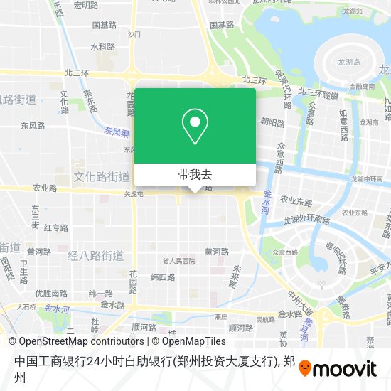 中国工商银行24小时自助银行(郑州投资大厦支行)地图