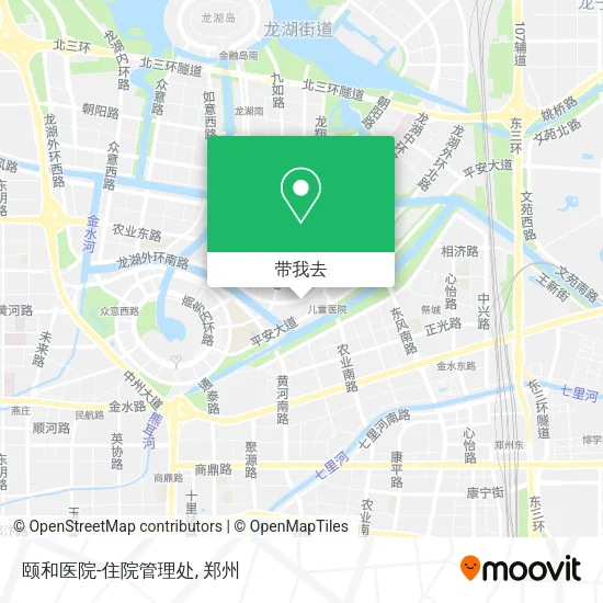 颐和医院-住院管理处地图