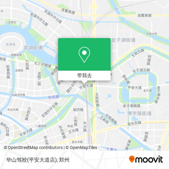 华山驾校(平安大道店)地图