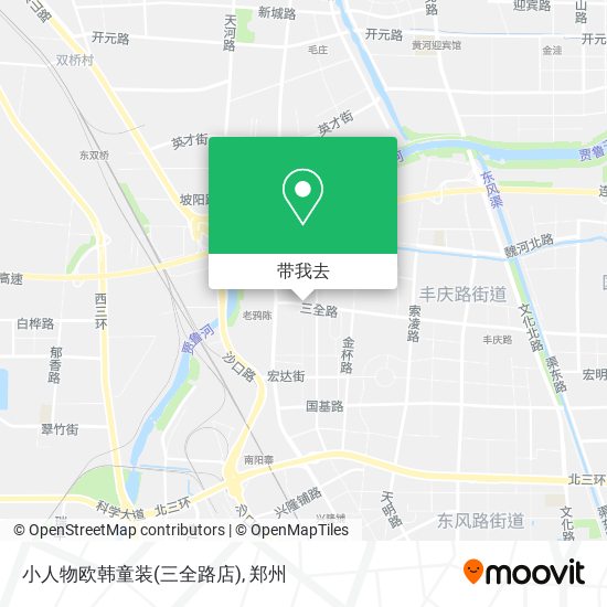 小人物欧韩童装(三全路店)地图