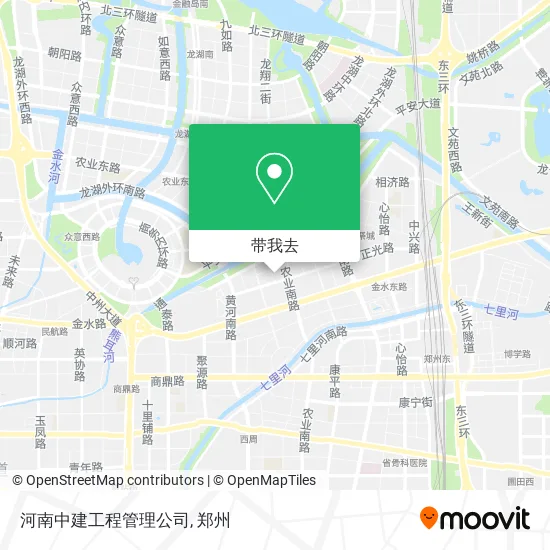 河南中建工程管理公司地图