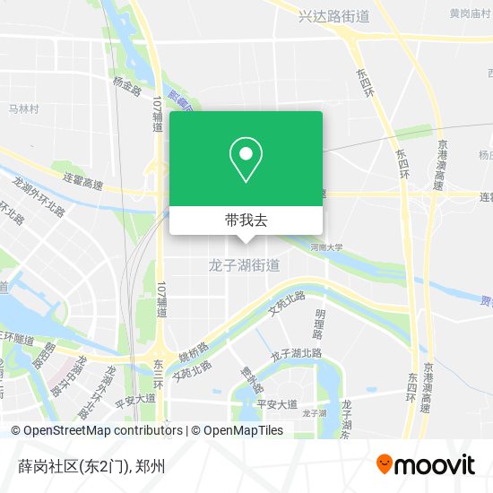 薛岗社区(东2门)地图