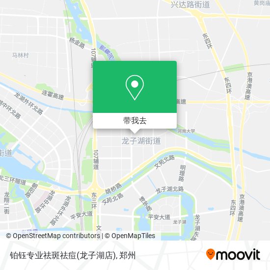 铂钰专业祛斑祛痘(龙子湖店)地图