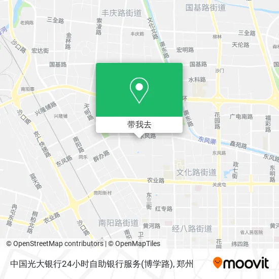 中国光大银行24小时自助银行服务(博学路)地图