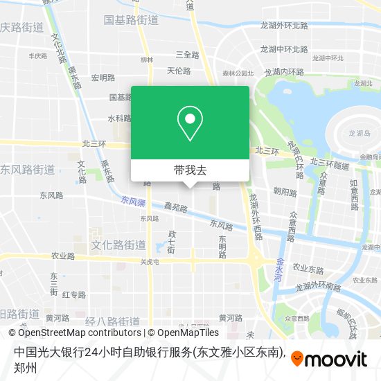 中国光大银行24小时自助银行服务(东文雅小区东南)地图