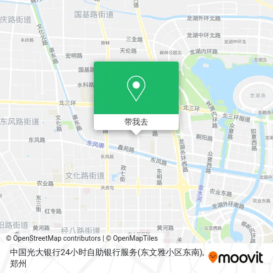 中国光大银行24小时自助银行服务(东文雅小区东南)地图