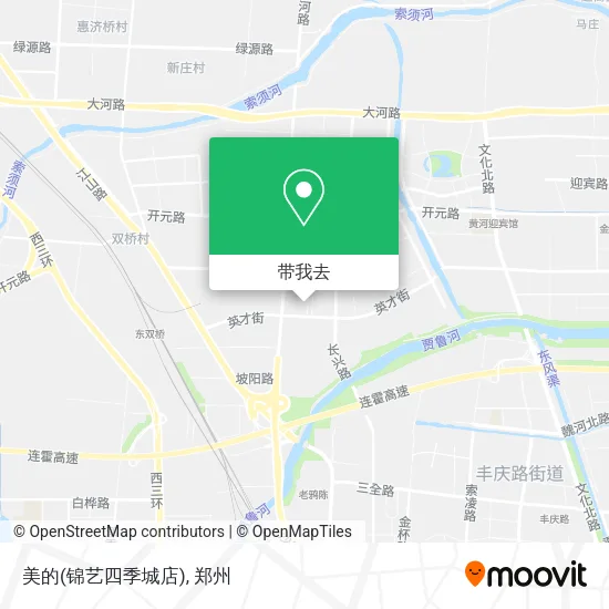 美的(锦艺四季城店)地图