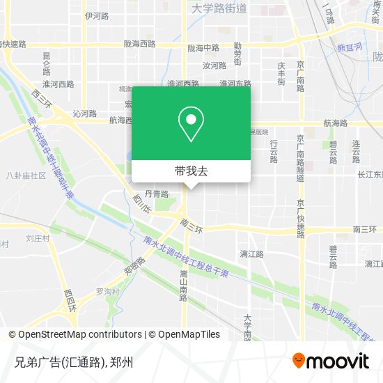 兄弟广告(汇通路)地图