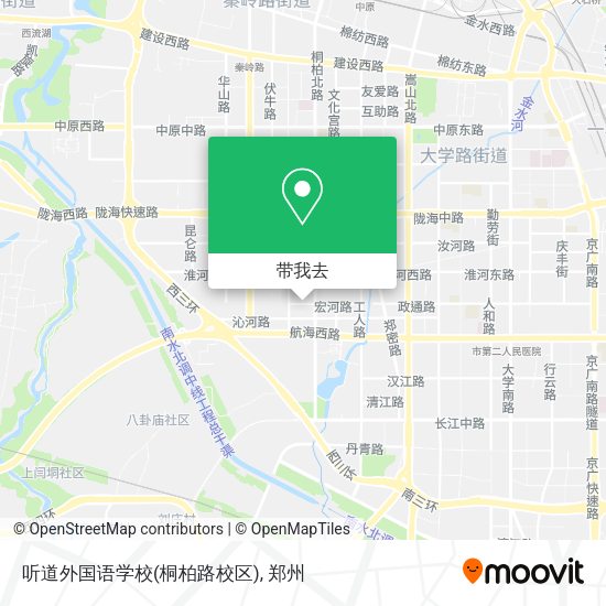 听道外国语学校(桐柏路校区)地图