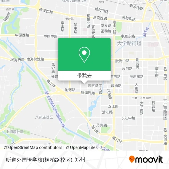 听道外国语学校(桐柏路校区)地图
