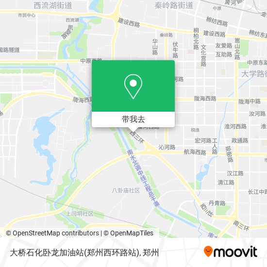 大桥石化卧龙加油站(郑州西环路站)地图