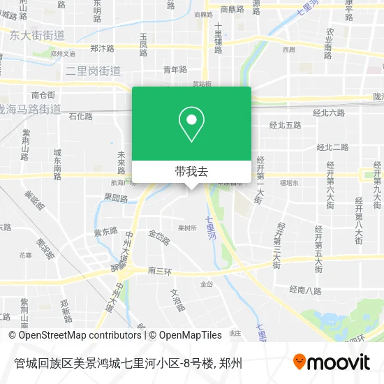 管城回族区美景鸿城七里河小区-8号楼地图