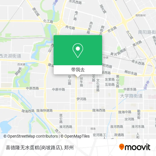 喜德隆无水蛋糕(岗坡路店)地图